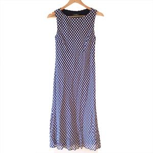 Ralph Lauren Blue Gingham Maxi Dress 4